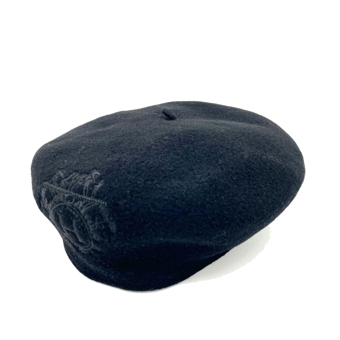 美品】Hermes エルメスネイビー ウール ベレー帽サイズ57