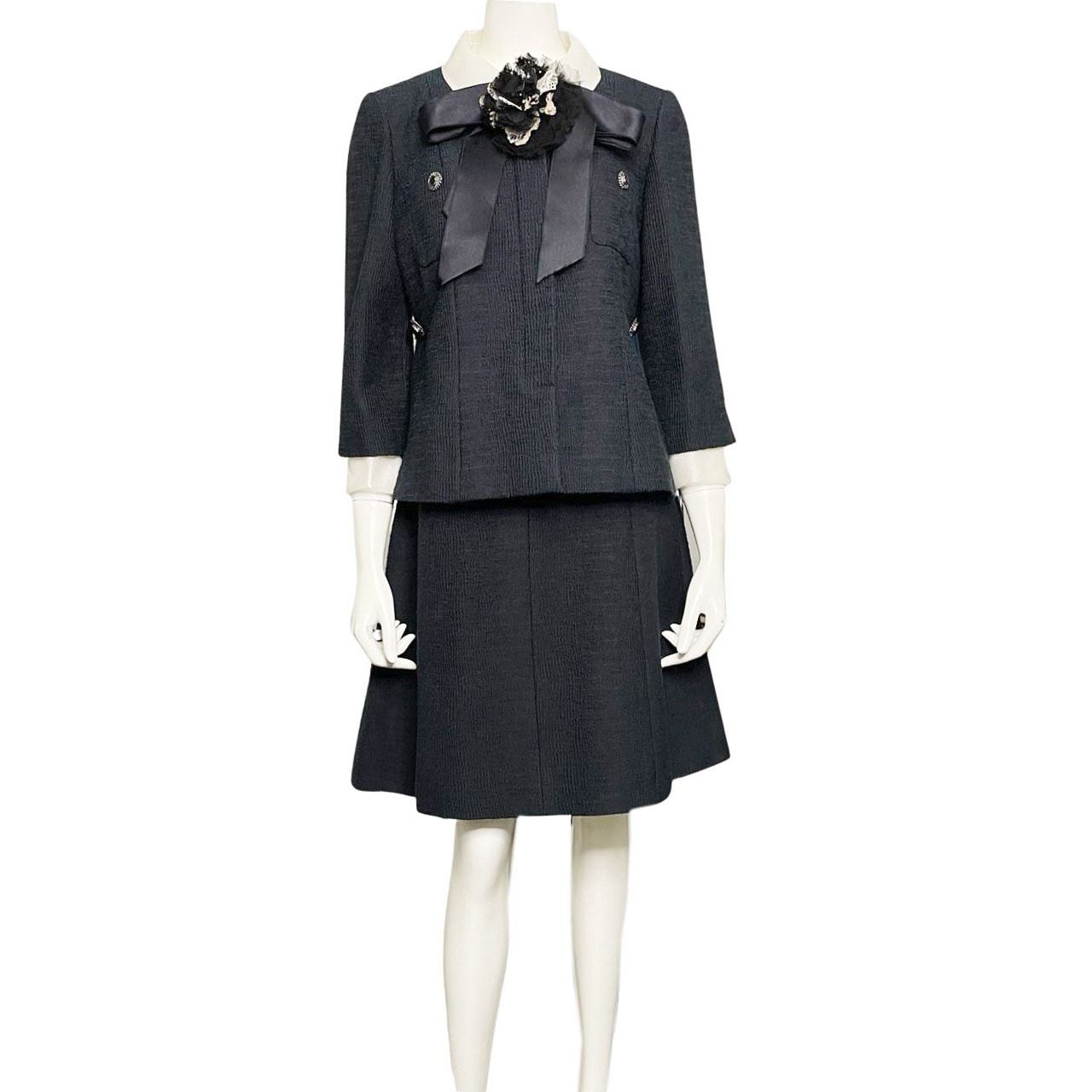 CHANEL シャネル セットアップ ツイード ジャケット＆スカート 10P