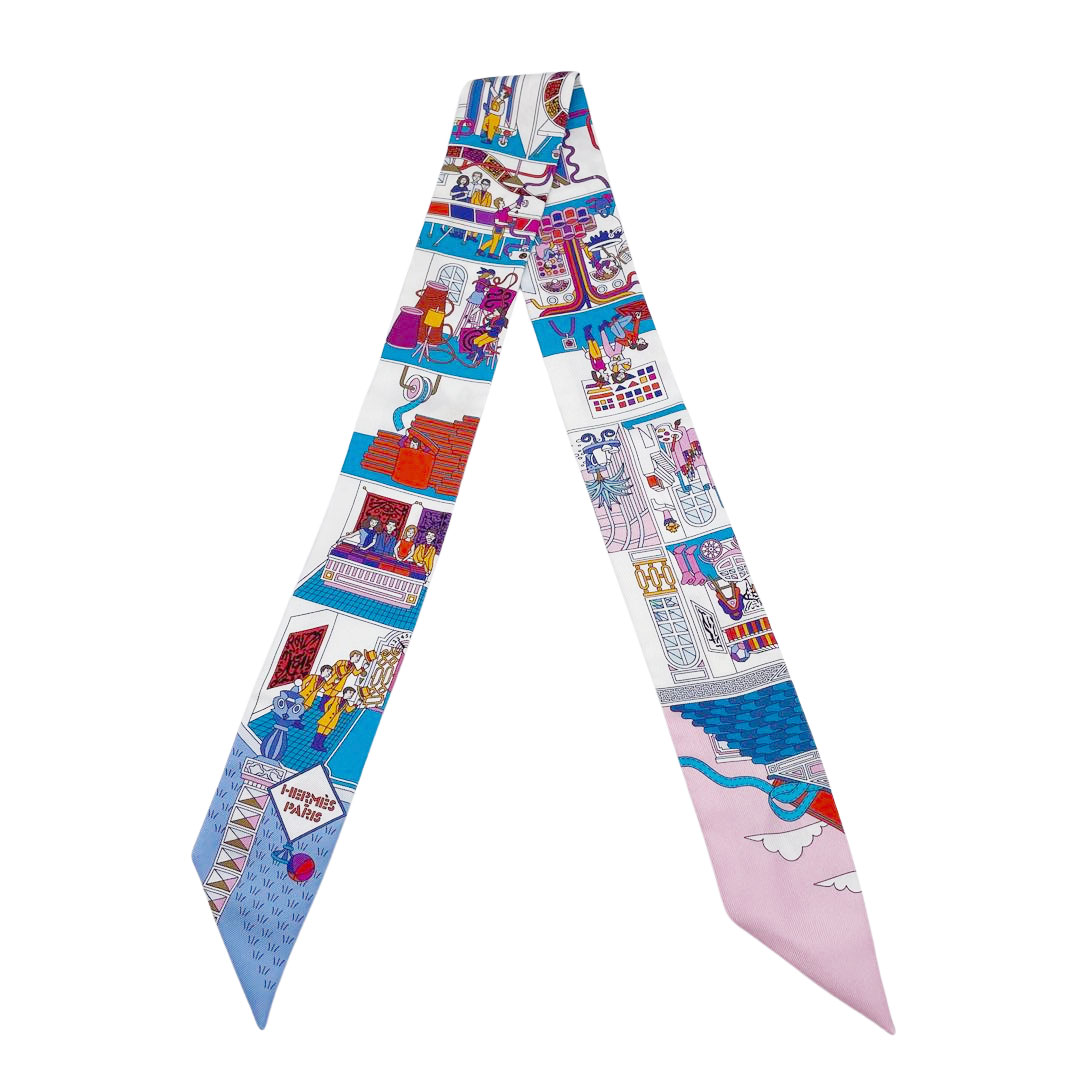 HERMES エルメス スカーフ ツイリー 『La Maison Des Carres