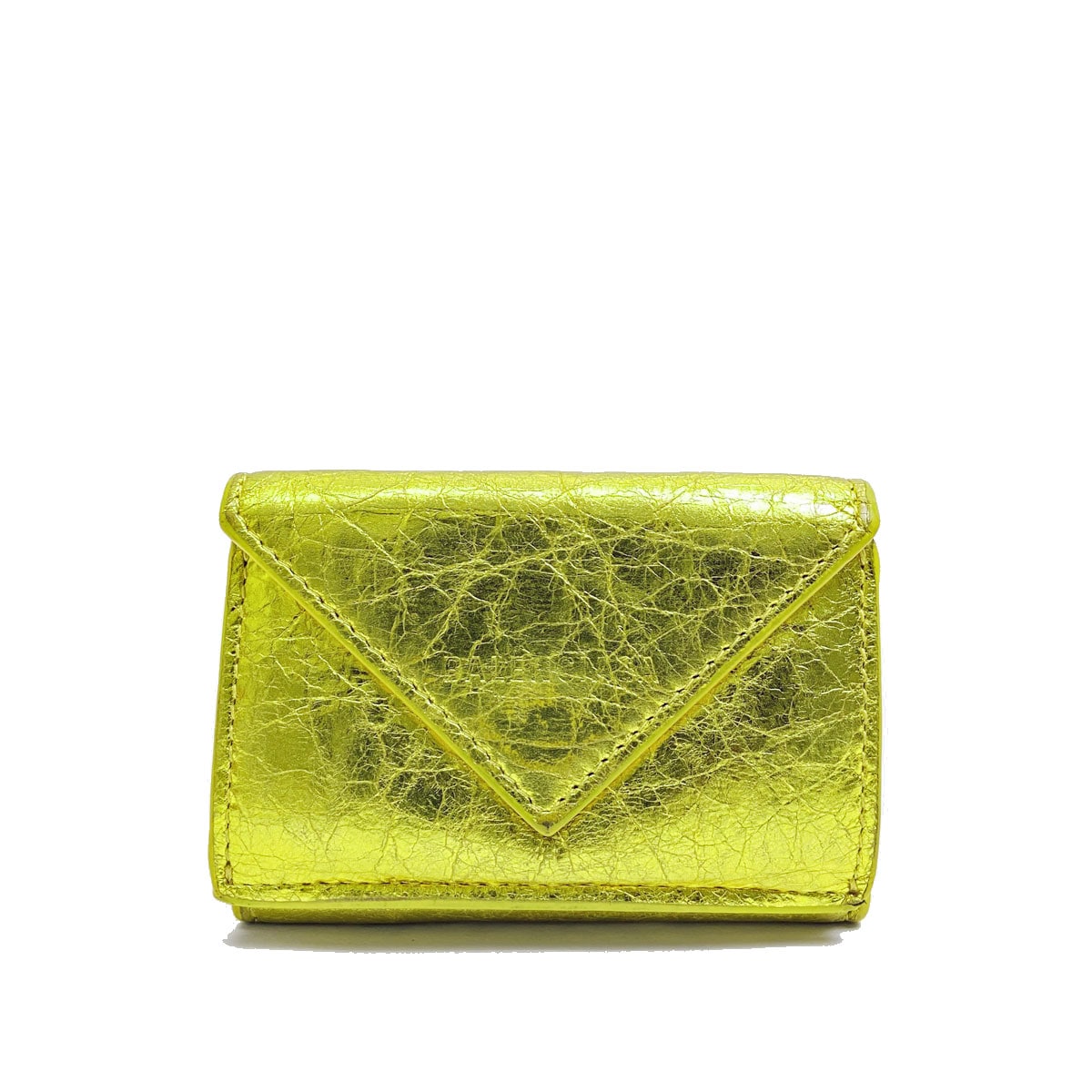 BALENCIAGA バレンシアガ ペーパーミニウォレット 三つ折りコンパクト