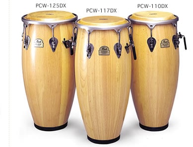 Pearl パール Elite Wood Congas エリート・ウッドコンガ 3本セット