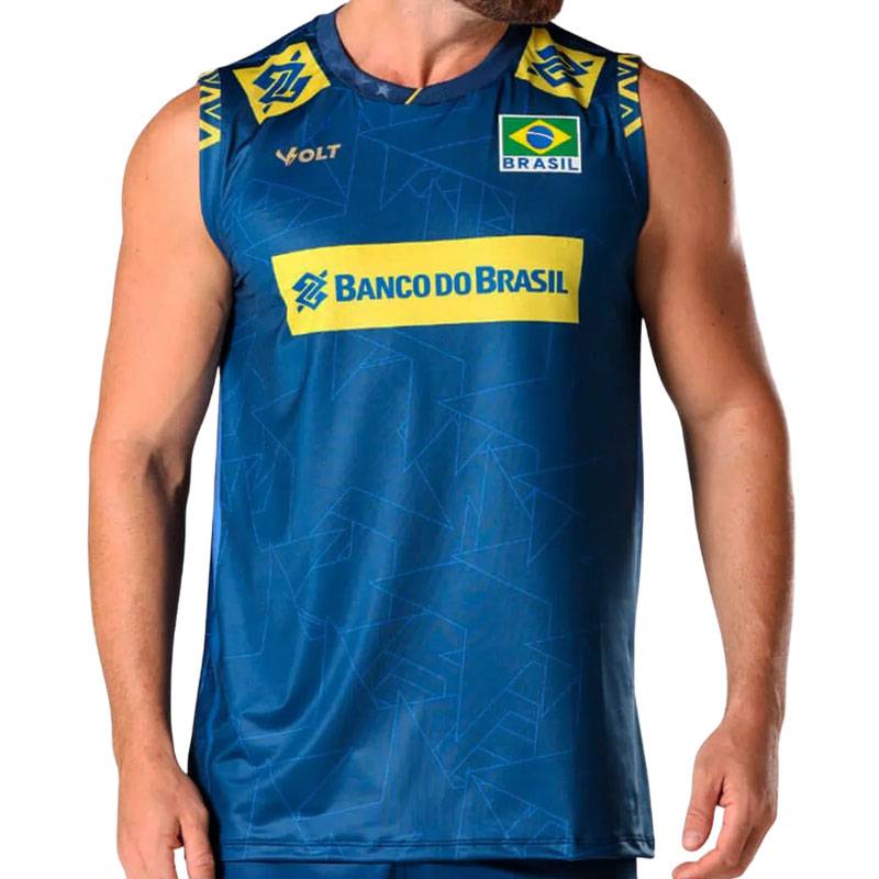 ブラジル代表 バレーボール トレーニングシャツ Lサイズ ブラジル代表