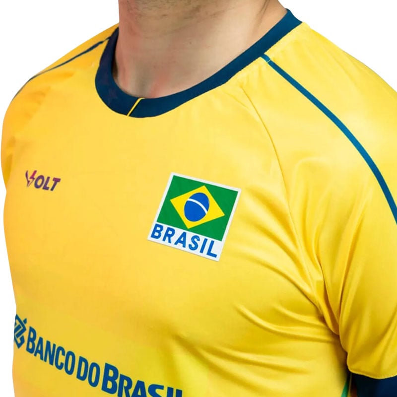 ブラジル代表 バレーボール トレーニングシャツ Lサイズ ブラジル代表