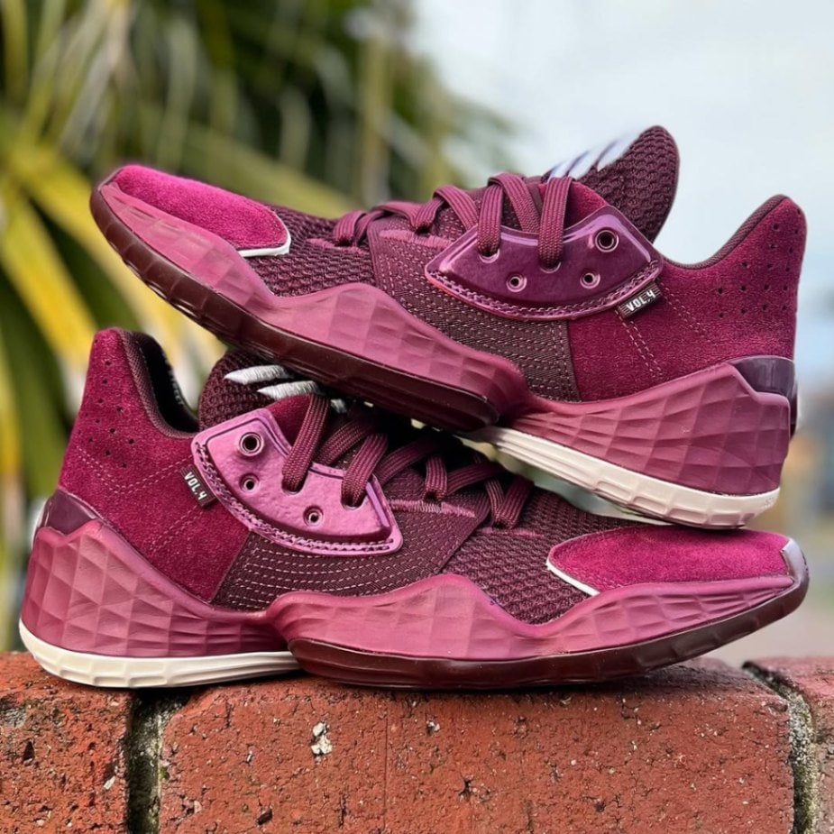 ADIDAS HARDEN VOL.4 'MAROON SUEDE' アディダス ハーデン 4 【MEN'S