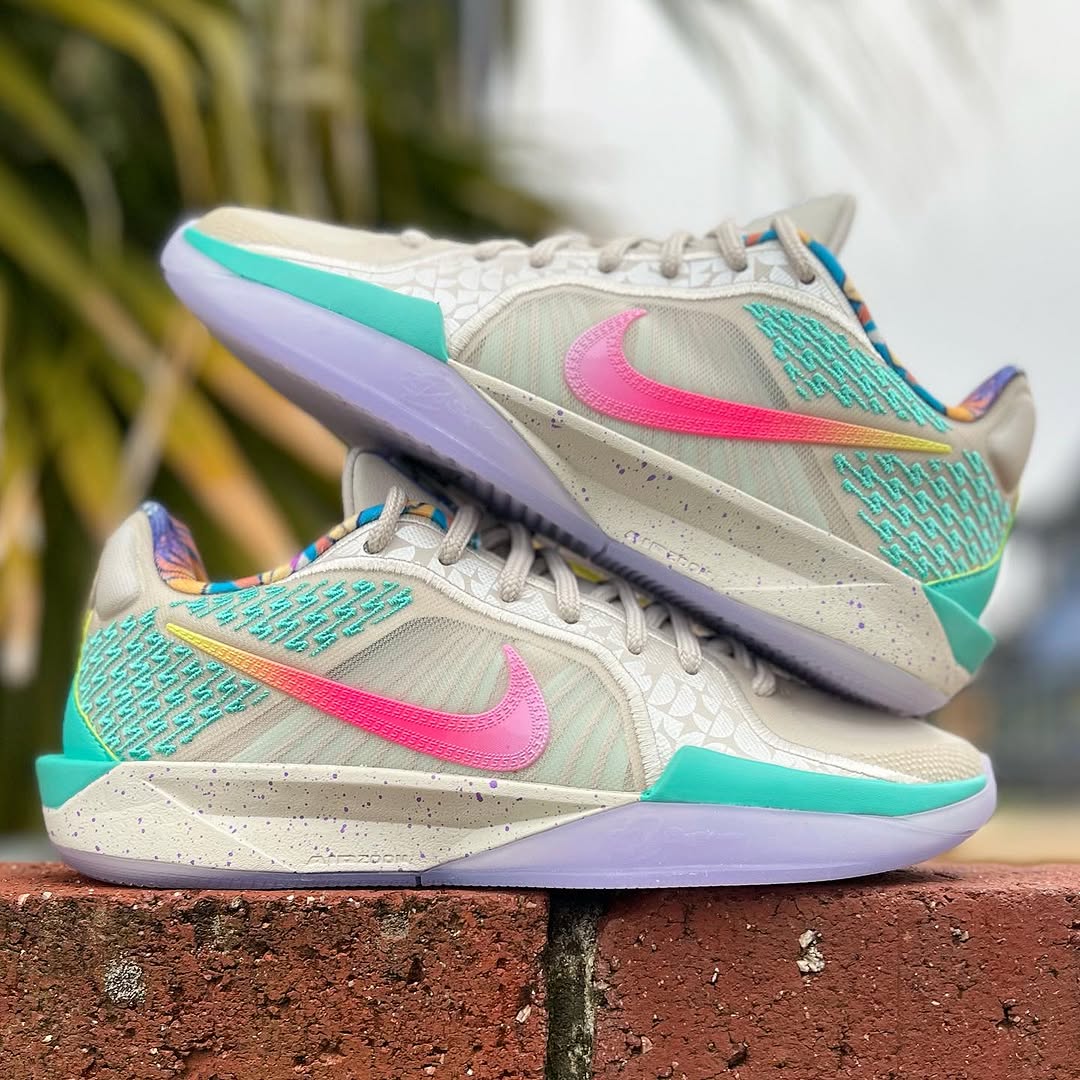 サブリナ2 by you ピンク⁄グリーン Nike Sabrina 2 By You Custom