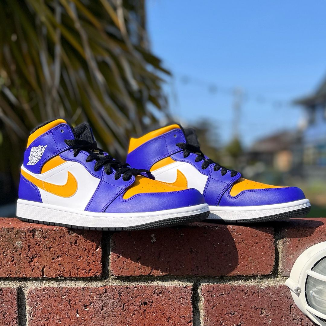 AIR JORDAN 1 MID 'LAKERS' エア ジョーダン 1 ミッド レイカーズ