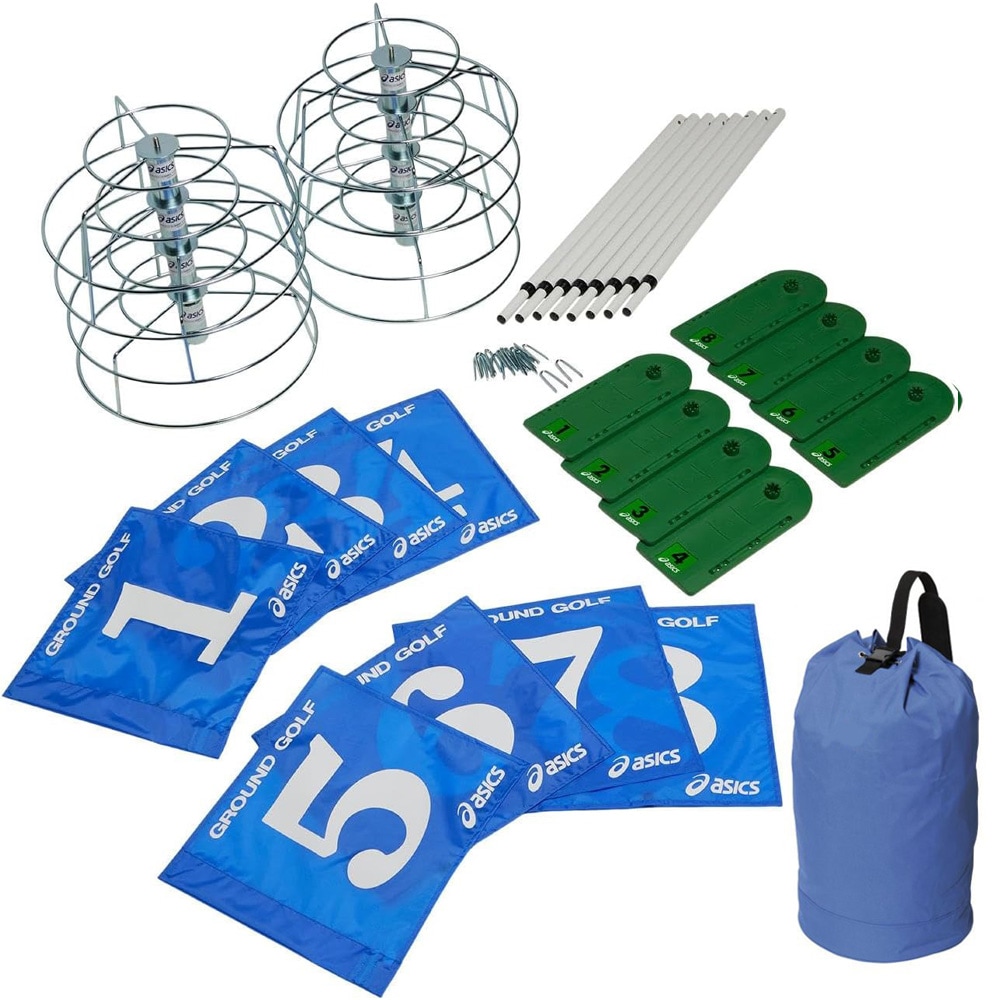 グラウンドゴルフ アシックス ASICS スタートセット ホールポスト 8