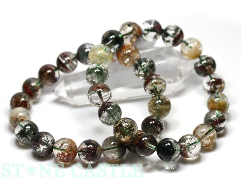 ☆高品質☆【ブレスレット】ガーデンクォーツ(四季) (3A) (約11.5