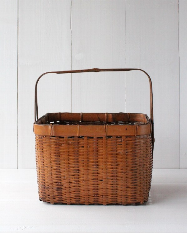竹かご ワンハンドル[生活雑貨とアンティークのオンラインショップ