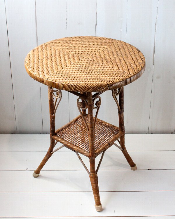 ラタン コーヒーテーブル [生活雑貨とアンティークのオンライン