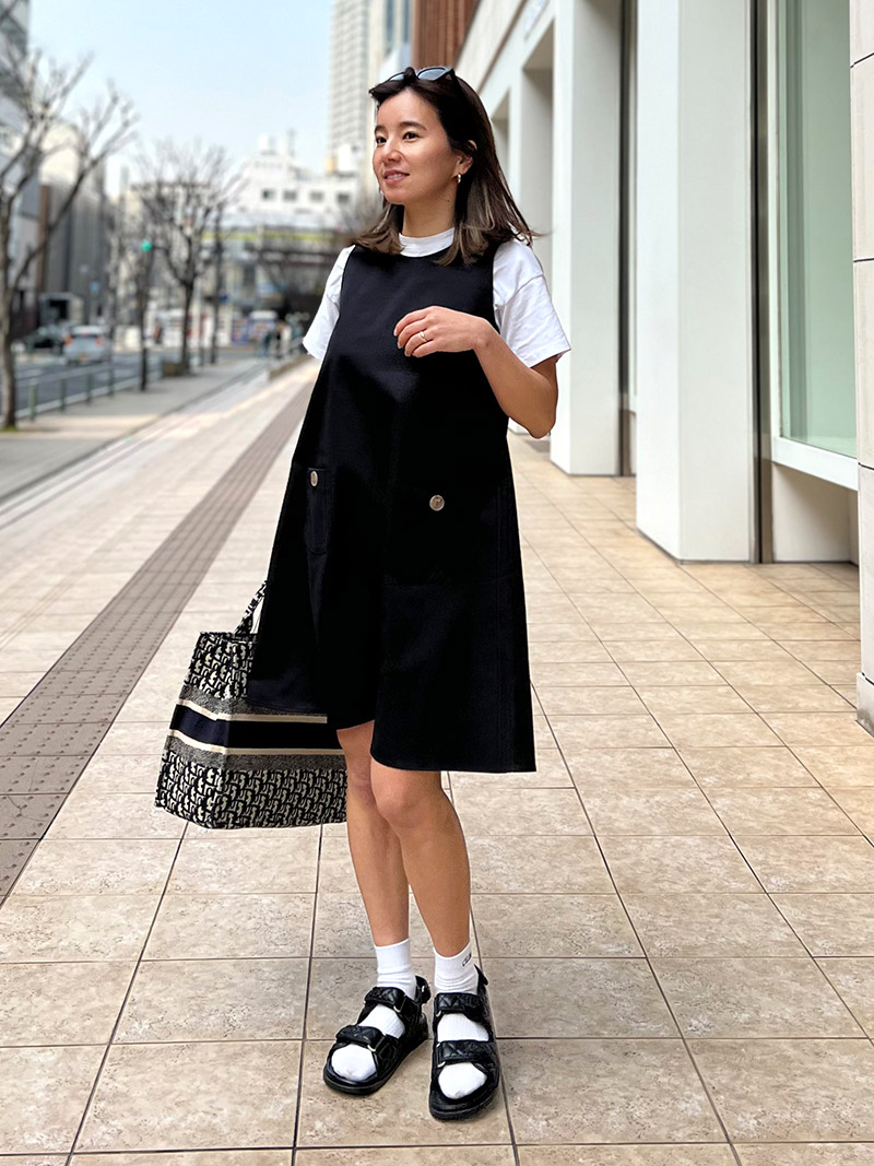 シンプルな可愛さ追求Aライン テントラインミニワンピース