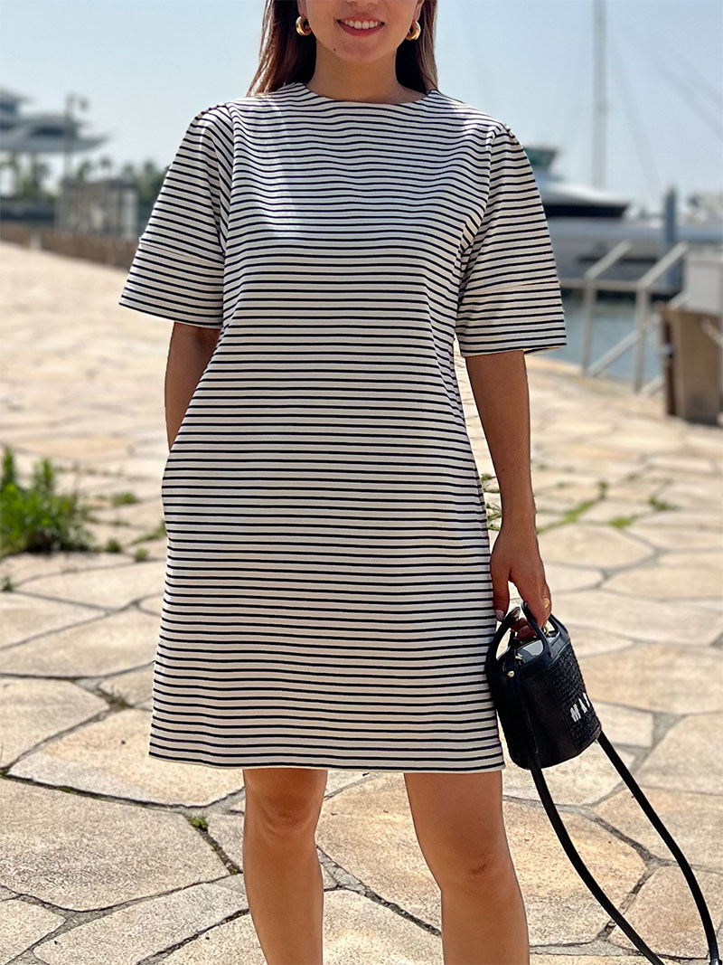 レッドヴァレンティノ 半袖ジャケットのみ マリンボーダー 美品