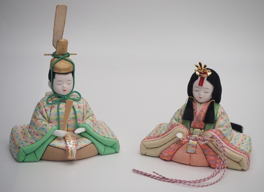 創業明治11年の人形専門店。寿月すみたやの雛人形。木村一秀作 木目込