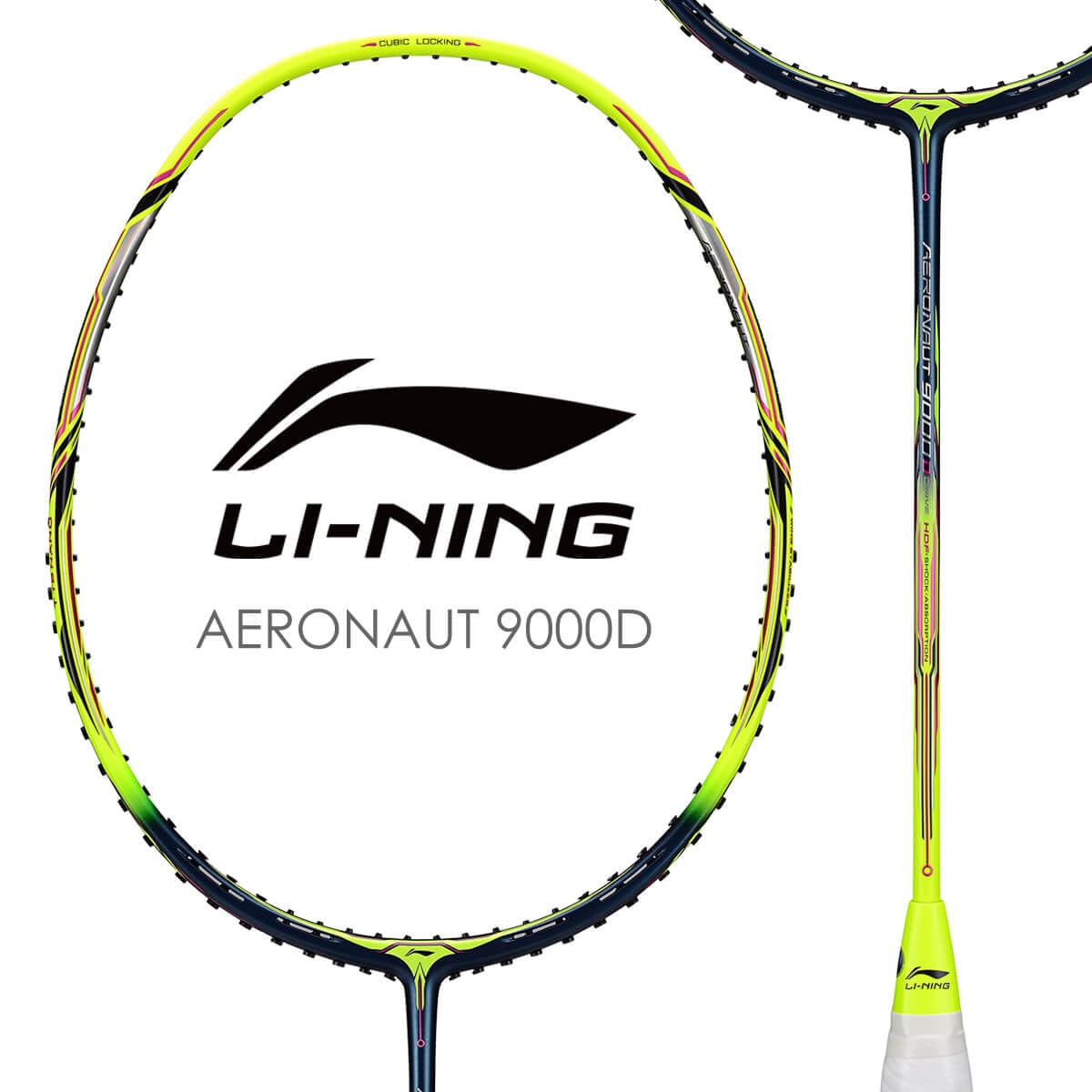 LI-NING AERONAUT 9000D(AN9000D) 風洞設計 バドミントンラケット
