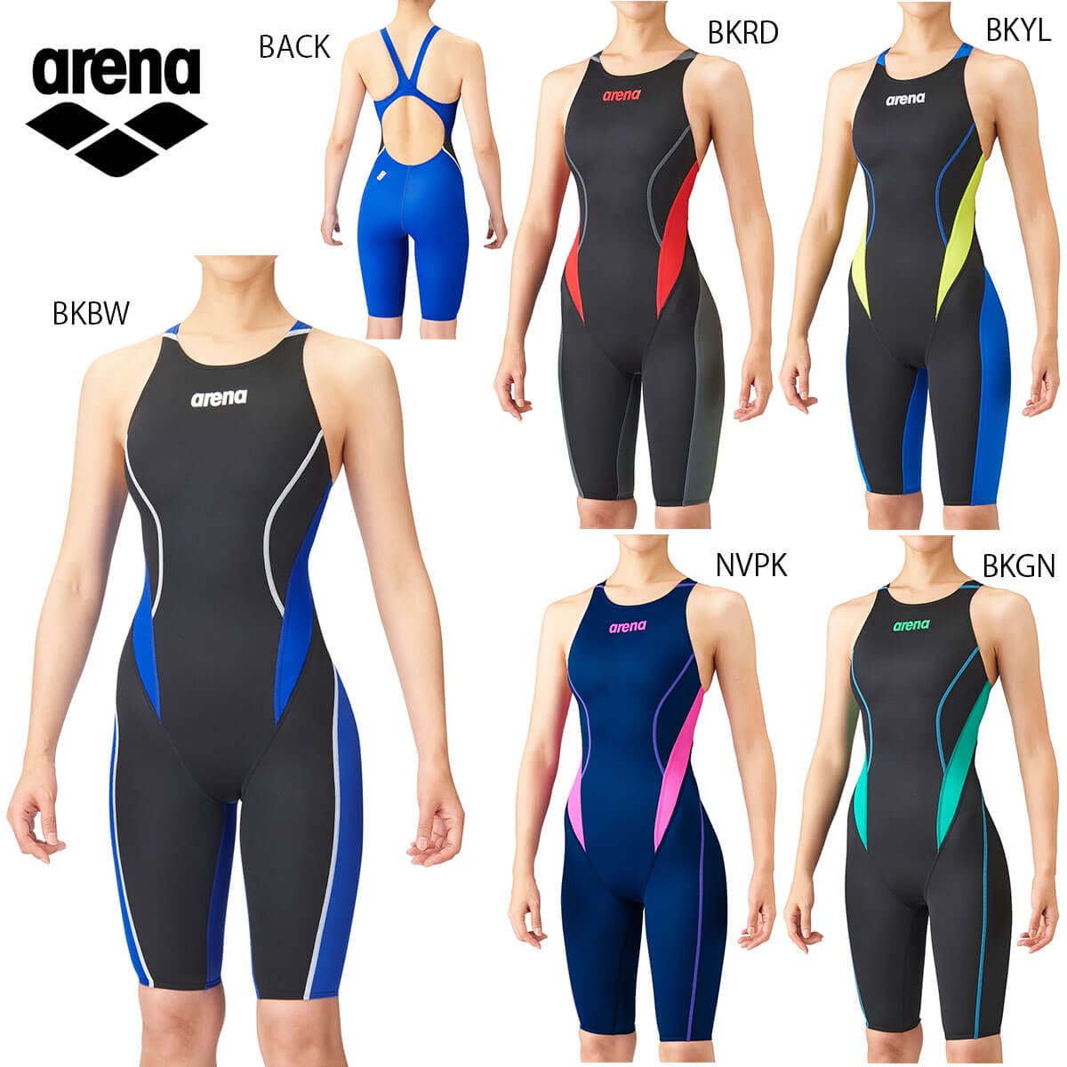 arena ARN-1024WJ ハーフスパッツ(クロスバック) スイムウェア