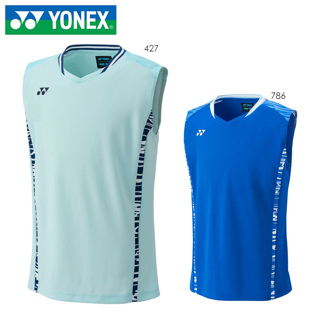 YONEX 10477J ゲームシャツ ノースリーブ ウェア(ジュニア