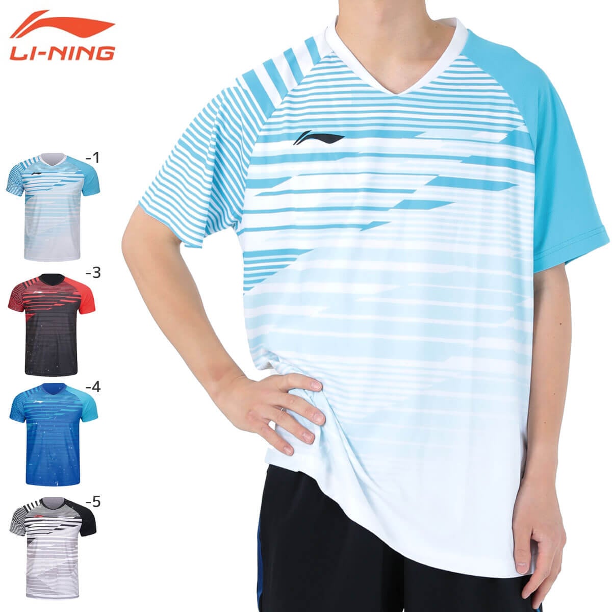 LI-NING AAYT731 ゲームウェア バドミントンウェア(ユニ/メンズ