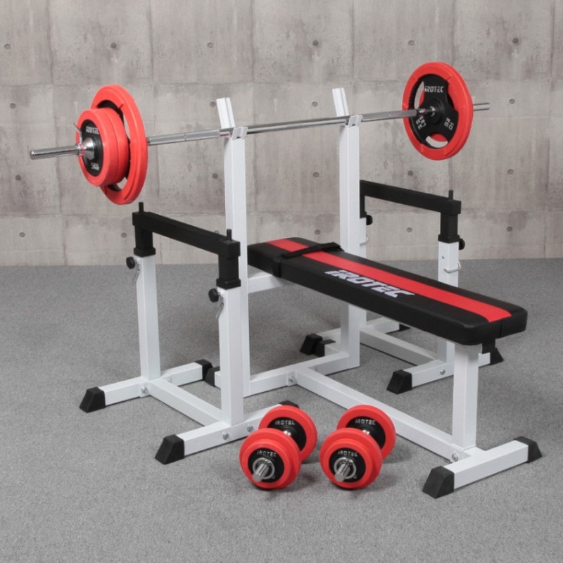 大阪引き取り希望】IROTEC ベンチ&ダンベル40キロセット 大阪引き取り