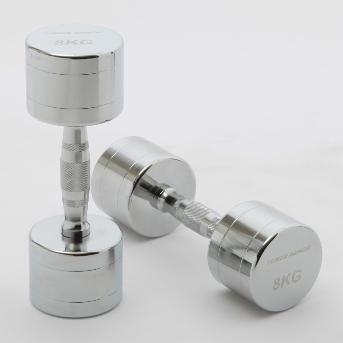 NEW クロームダンベル8KG (2本)/POWER ARMOR（パワーアーマー）
