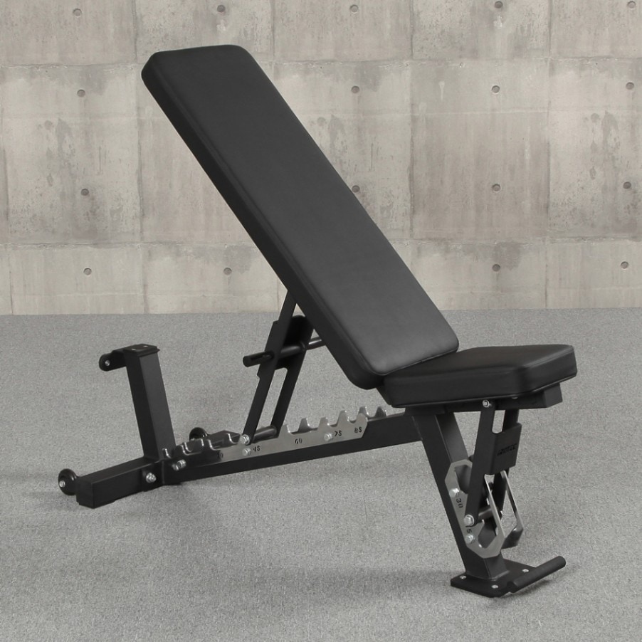 ハードグリップインクラインベンチHPM 【ブラック】 / IROTEC