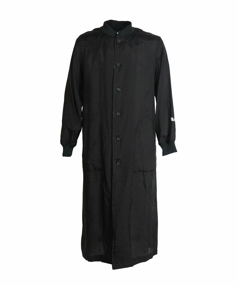 BLACK COMME des GARCONS＞キュプラタフタ 製品洗いコート (1Q-C003