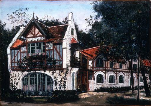 The Restaurant Du Pre Catelan. | モーリス・ユトリロ Maurice