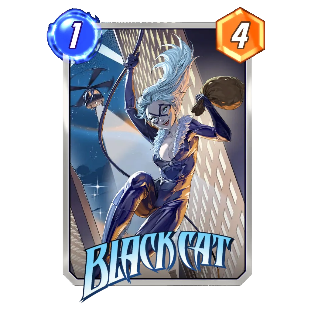 Black Cat ARTTREE STUDIO Marvel Snap Card Variant - Marvel Snap Zone