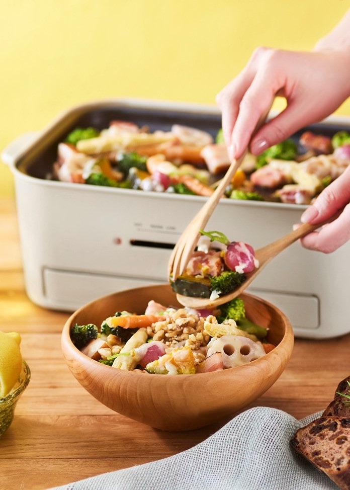 BRUNO】コンパクトグリルホットプレート（グレージュ）: 雑貨｜オン