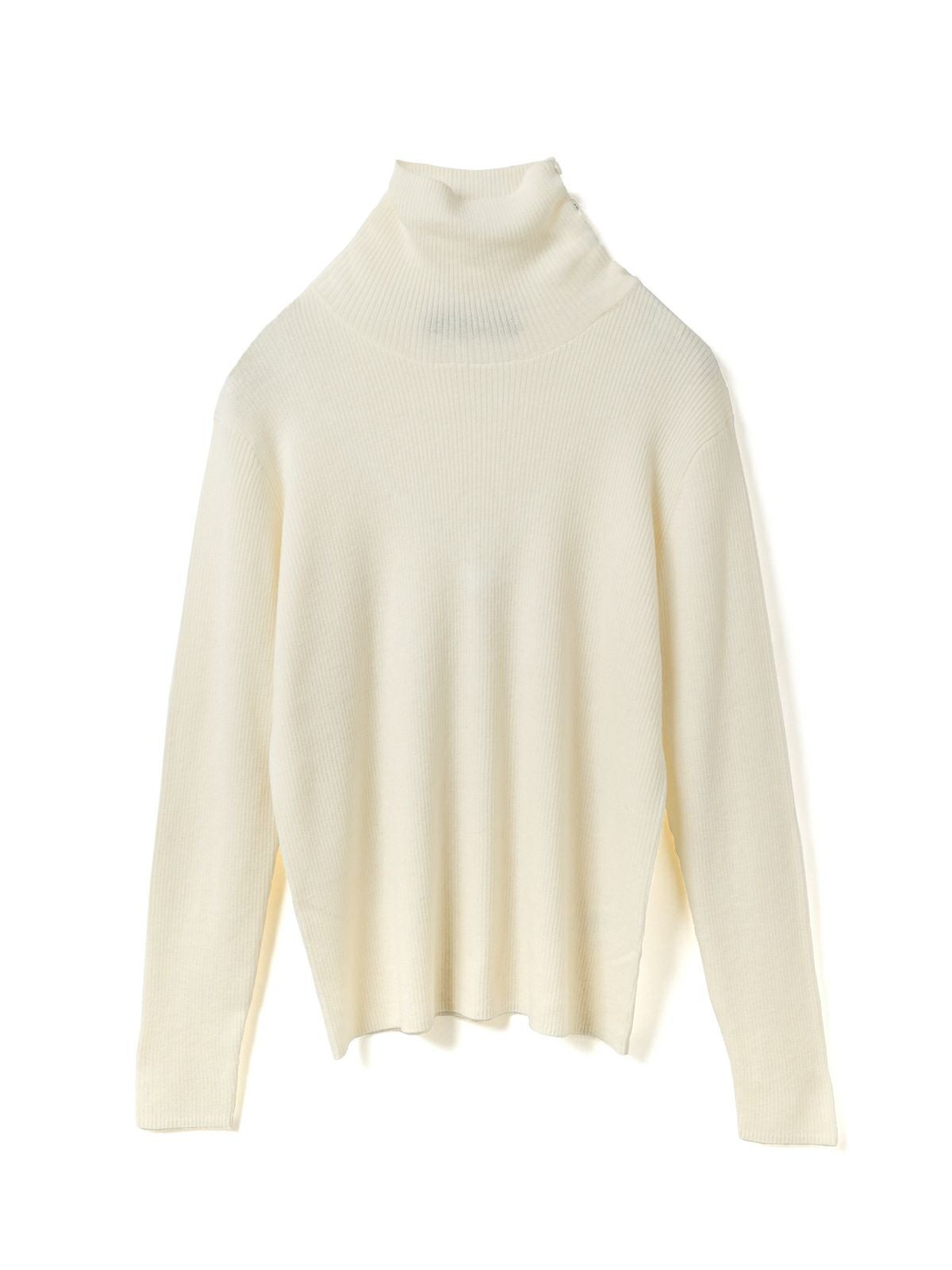 mizuiro ind ボタン付きリブハイネックプルオーバー｜ MARcourt ONLINE