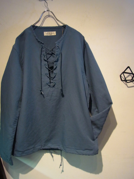 UNUSED（アンユーズド） ノーカラー レースアップジャケット