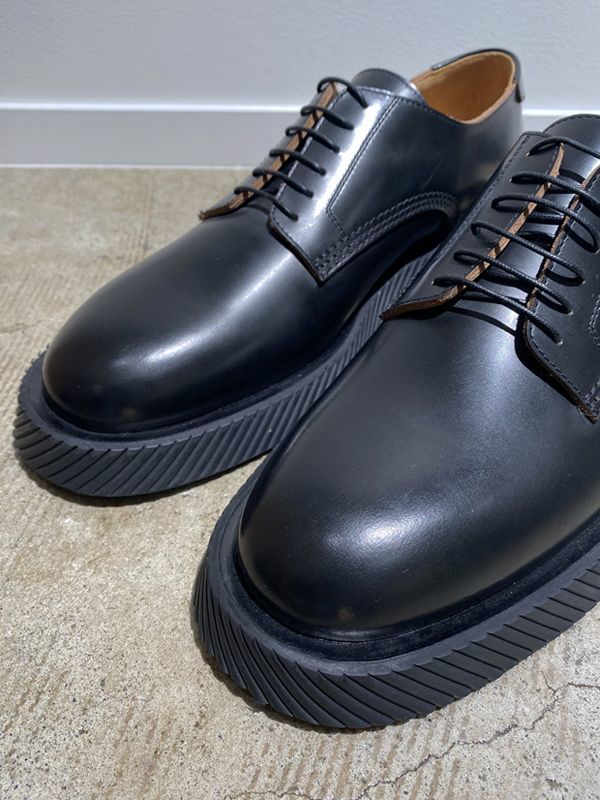 JIL SANDER（ジルサンダー） プレーントゥ レザーシューズ ブラック