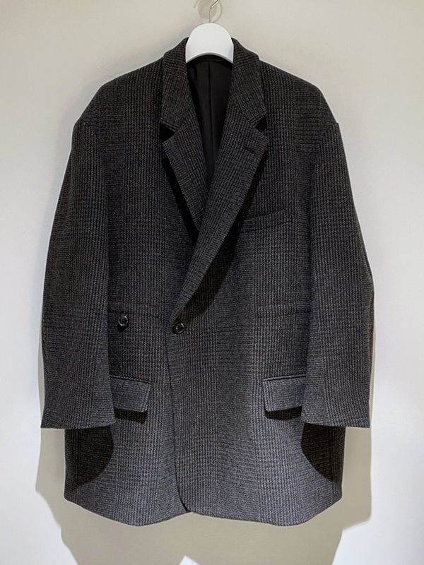 YOKE（ヨーク） シェットランドウール 11XLジャケットコート グレン