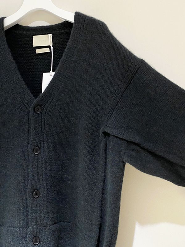 YOKE（ヨーク）コネクティングカーディガン グリーン - margin