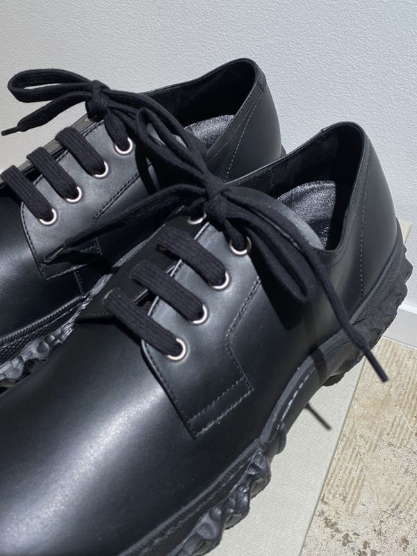 MARNI（マルニ） 4ホール レザーシューズ ブラック - margin