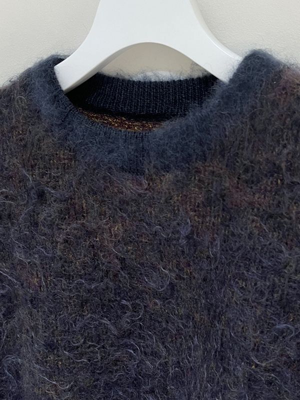 YOKE（ヨーク） 4color Jacquard Mohair Crewneck（4カラー ジャカード