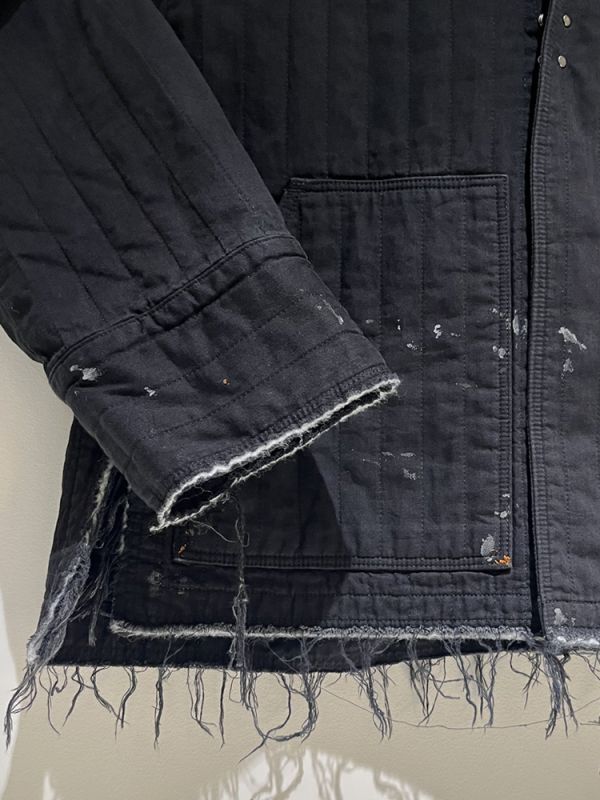 ANCELLM（アンセルム） Padded Quilting Collarless Jacket（パデッド