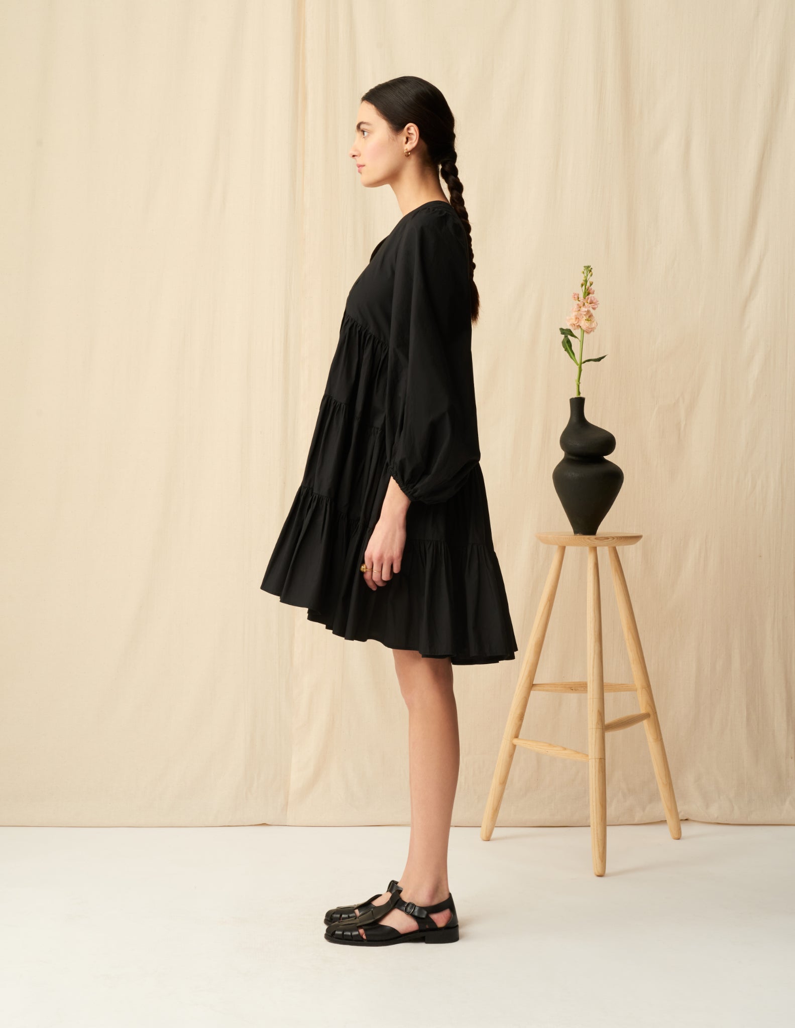 MARIHA(マリハ) エンジェルのミニドレス Onyx ワンピース 長袖