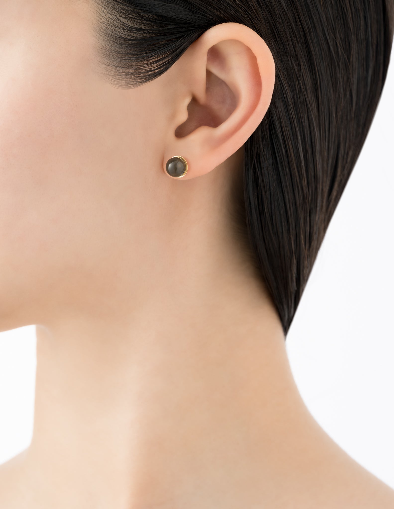 MARIHA(マリハ) Moon Tears スタッドピアス グレームーンストーン K18