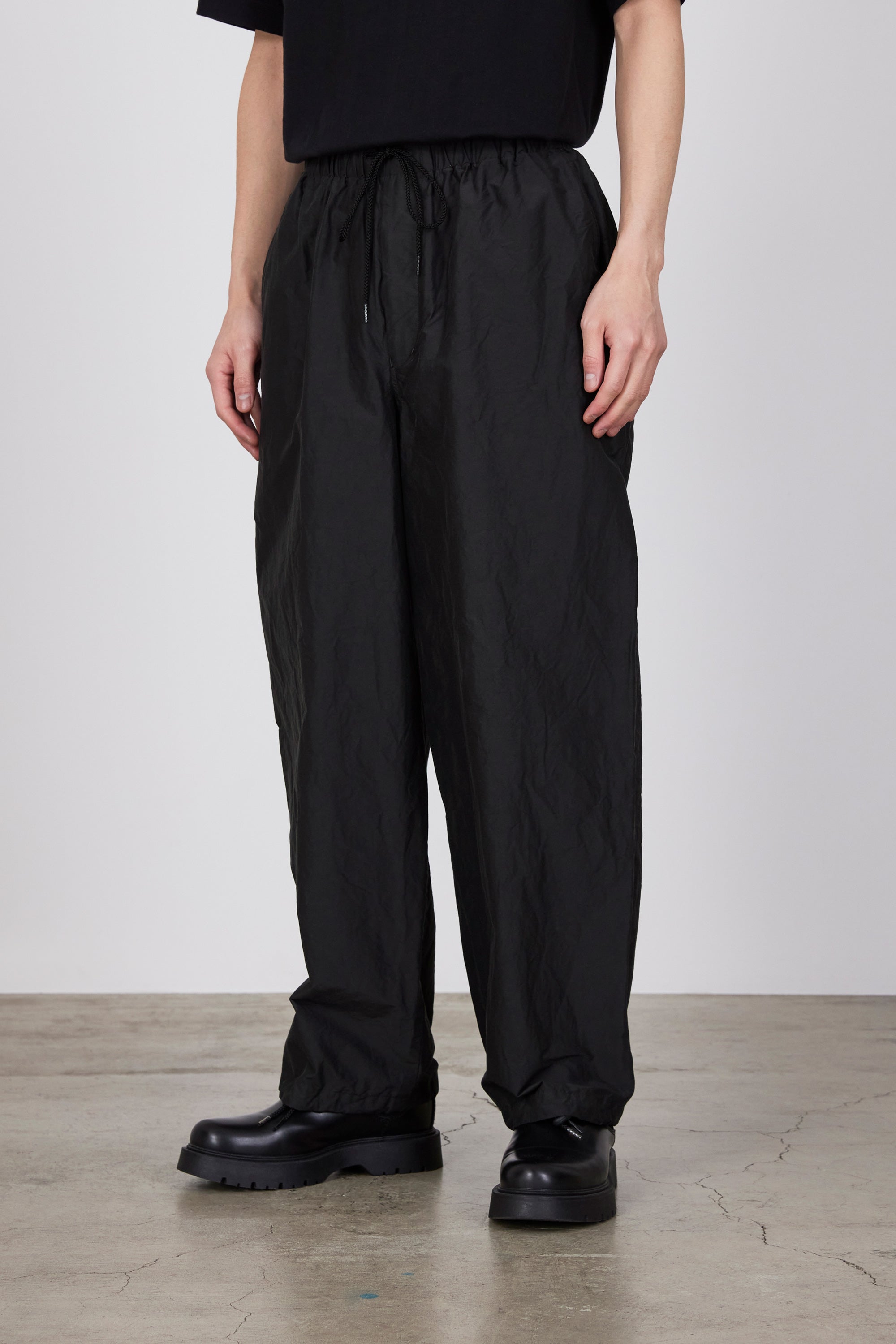 COMOLI 21SS コットンシルクオーバーパンツ OLIVE 3 COMOLI 21ss