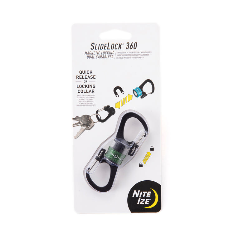 NITE IZE | ナイトアイズ 360°マグネットスライドロックカラビナー