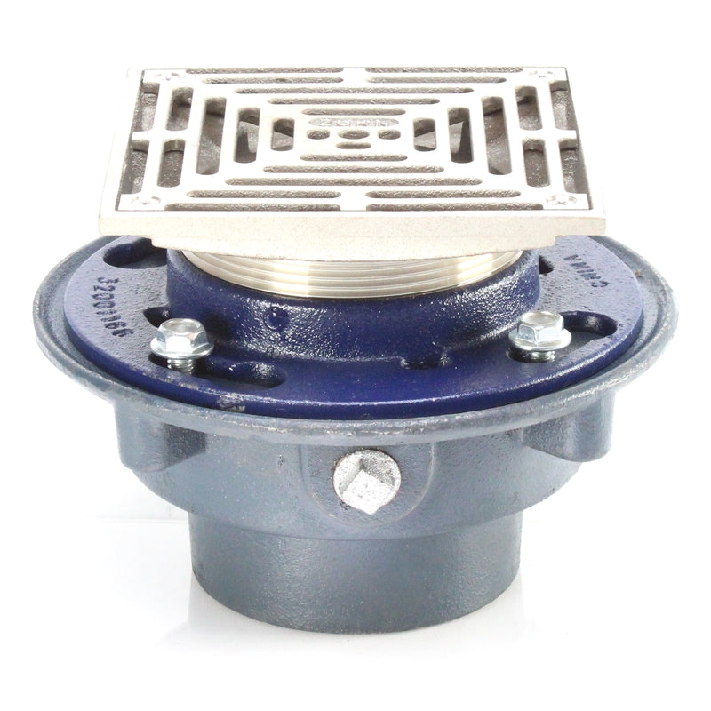 Zurn ZXN-415-8Y Heavy-Duty Floor Drain w 8