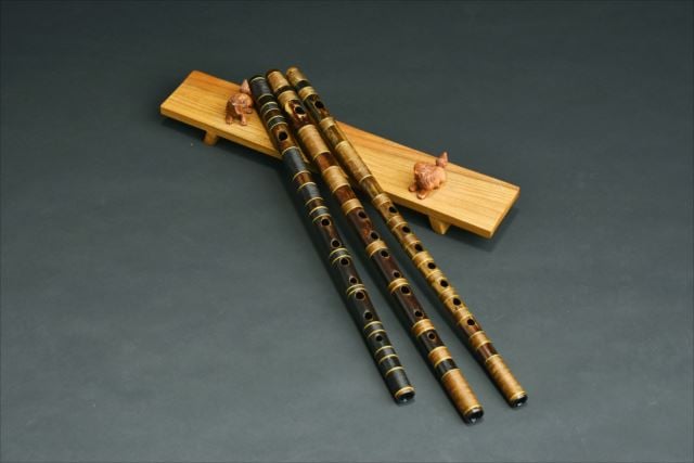 篠笛 古典調 四本調子 燻煙 篠笛 古典調 四本調子 燻煙