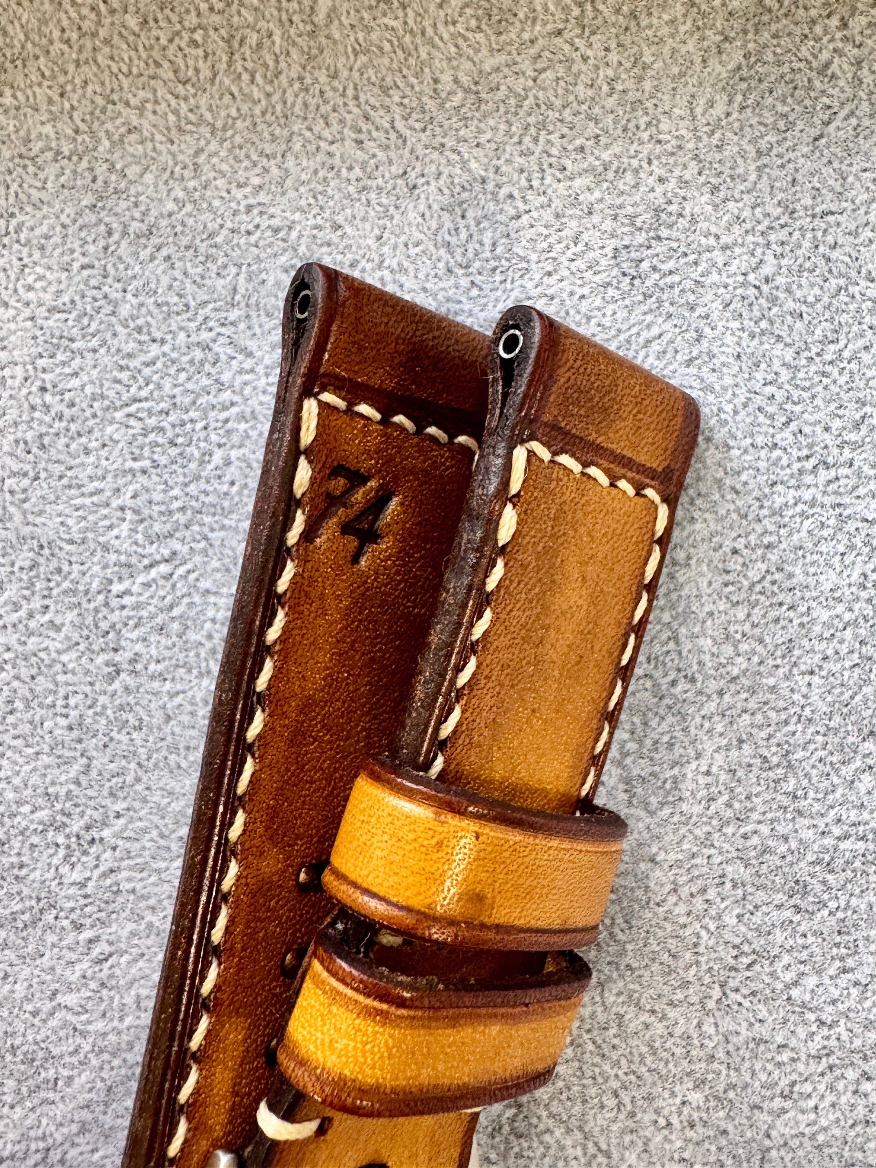 M74｜ビンテージブラウン｜24-24mm – 松下庵