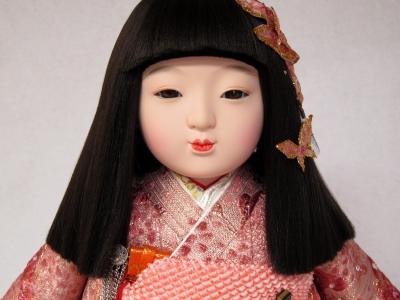 市松人形、小出松寿さん入荷致しました♪③ ≪スワロフスキー ピンク