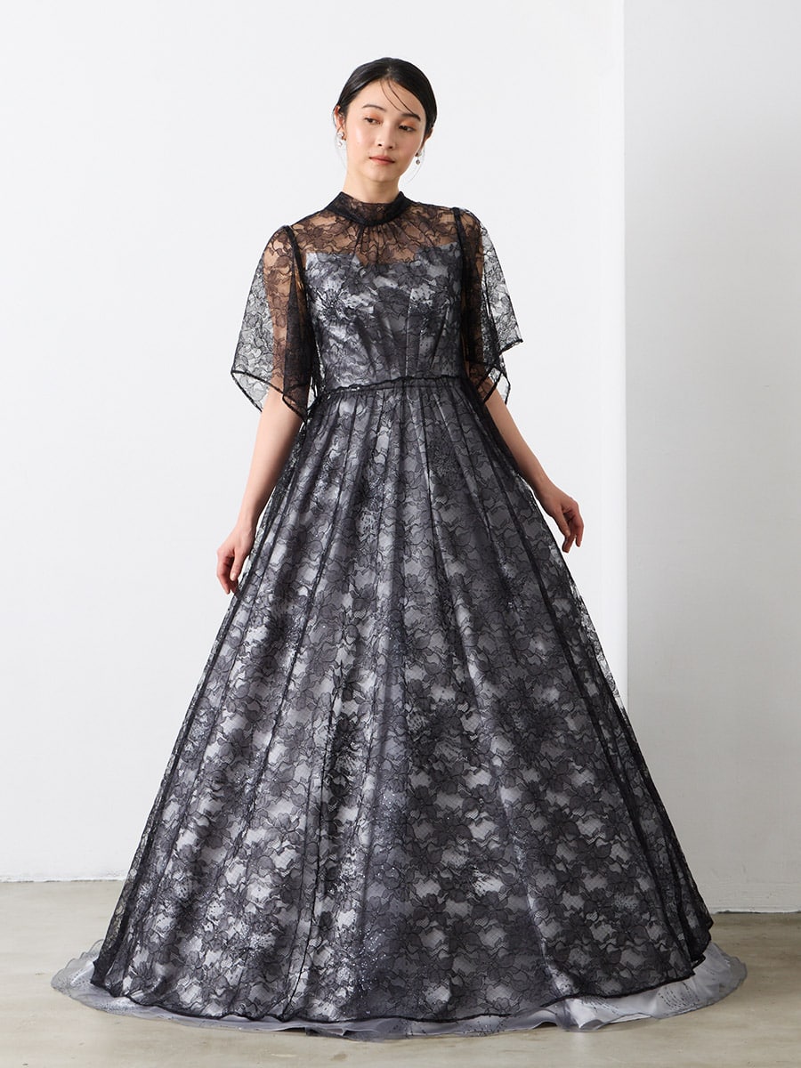 2WAYロングレースジレ(M ブラック): AIMER | エメ ｜ミマツグループ