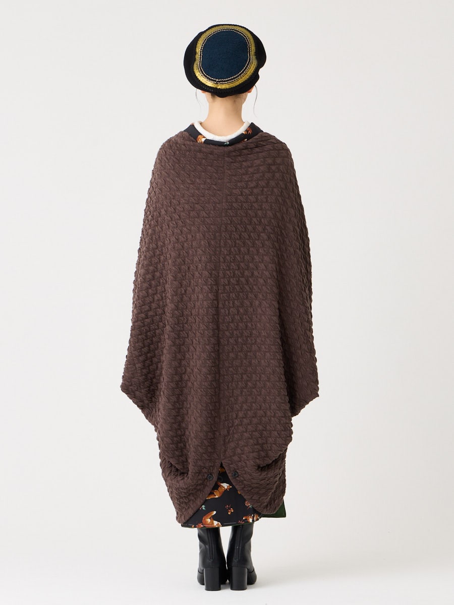 ニット風トンビコート(FREE モカ): ふりふ ｜ミマツグループオンライン