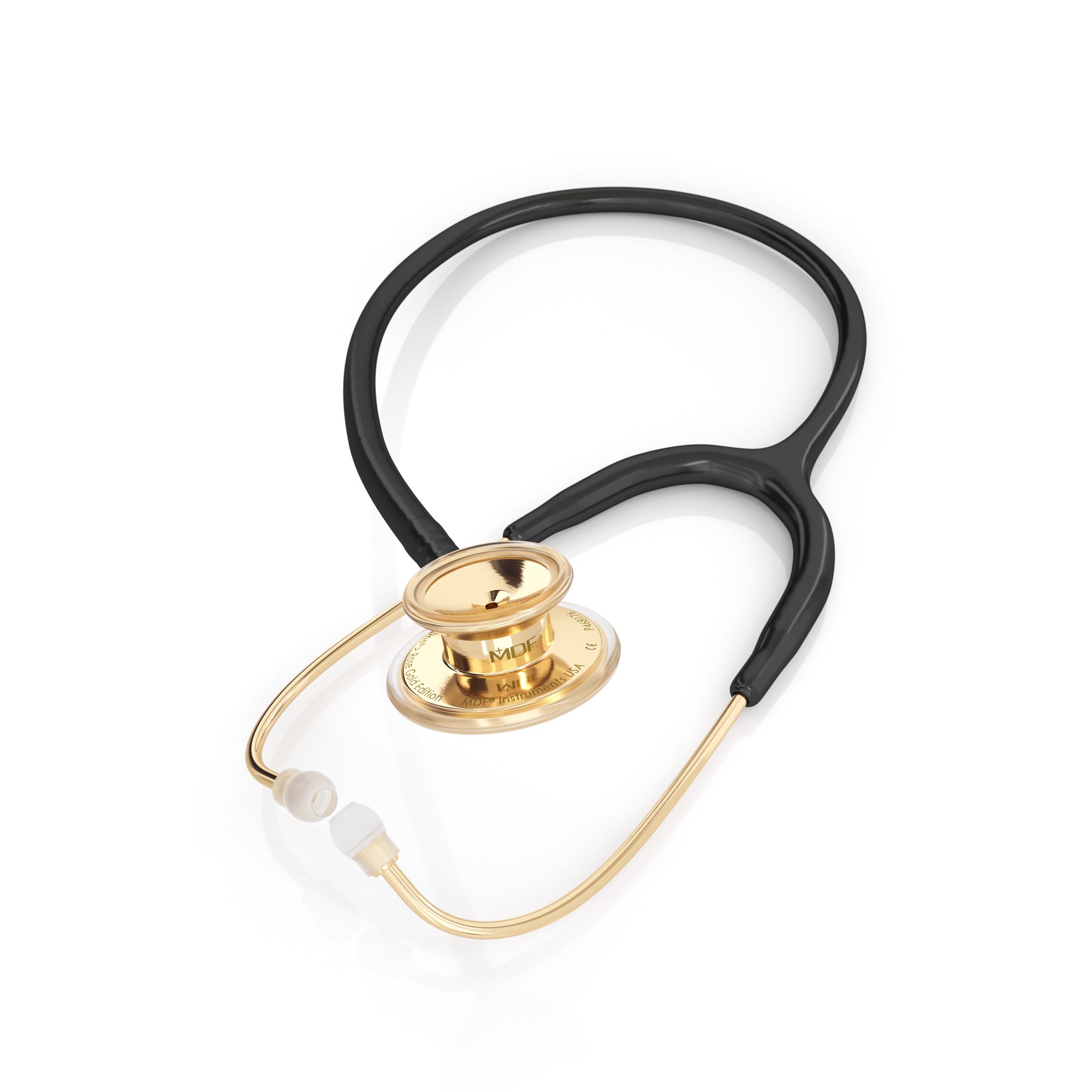 MDF Instruments® Stethoscope MD One® Stainless Steel Black and Gold