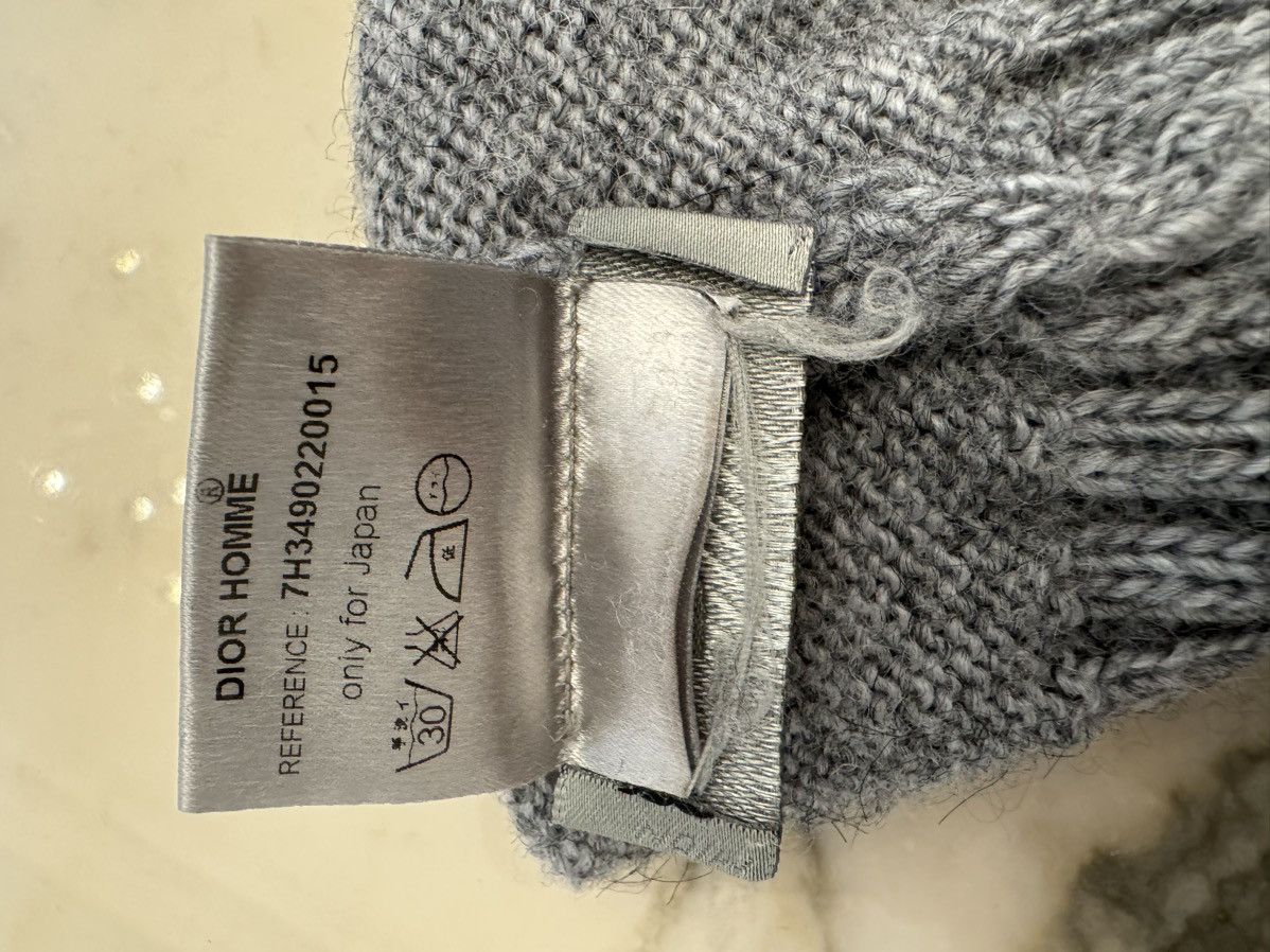 Dior × Hedi Slimane Hedi Slimane x Dior Homme wool arm warmers