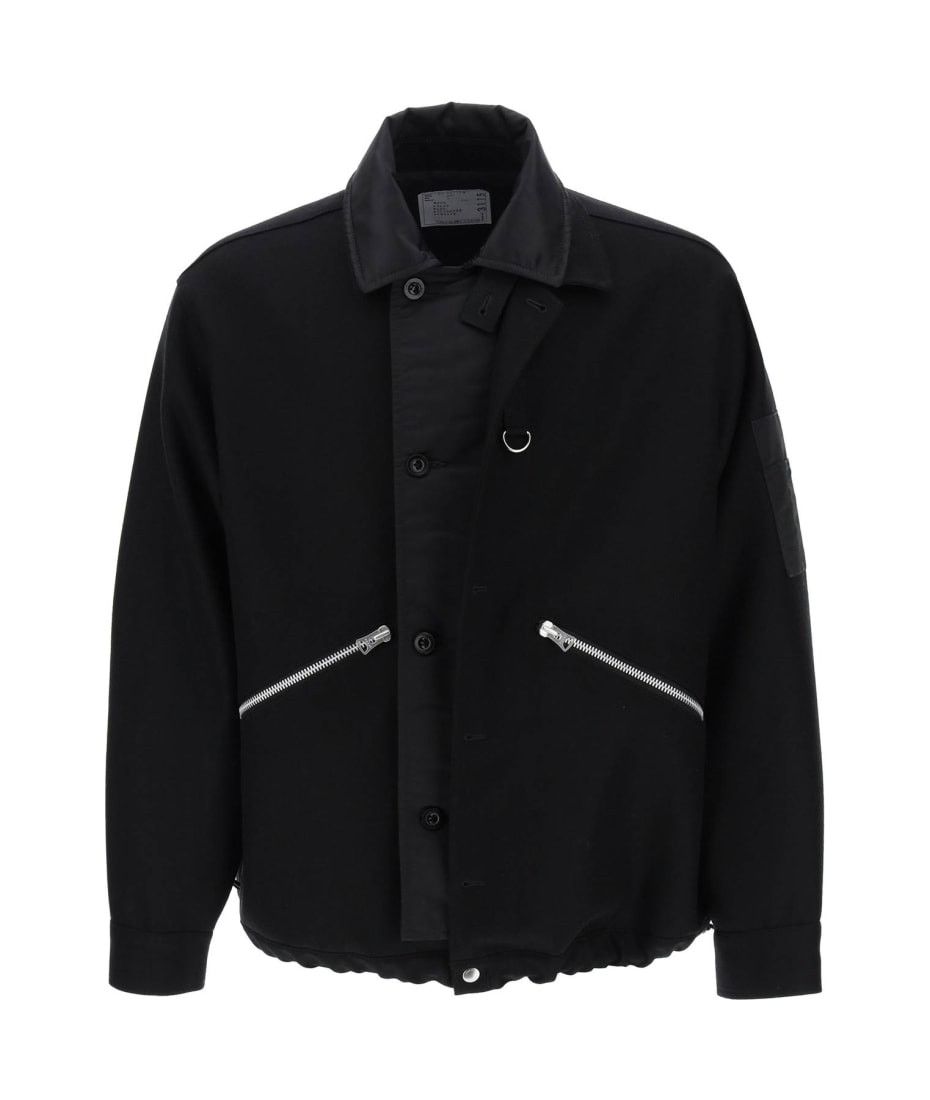 Melton Double Collar Jacket