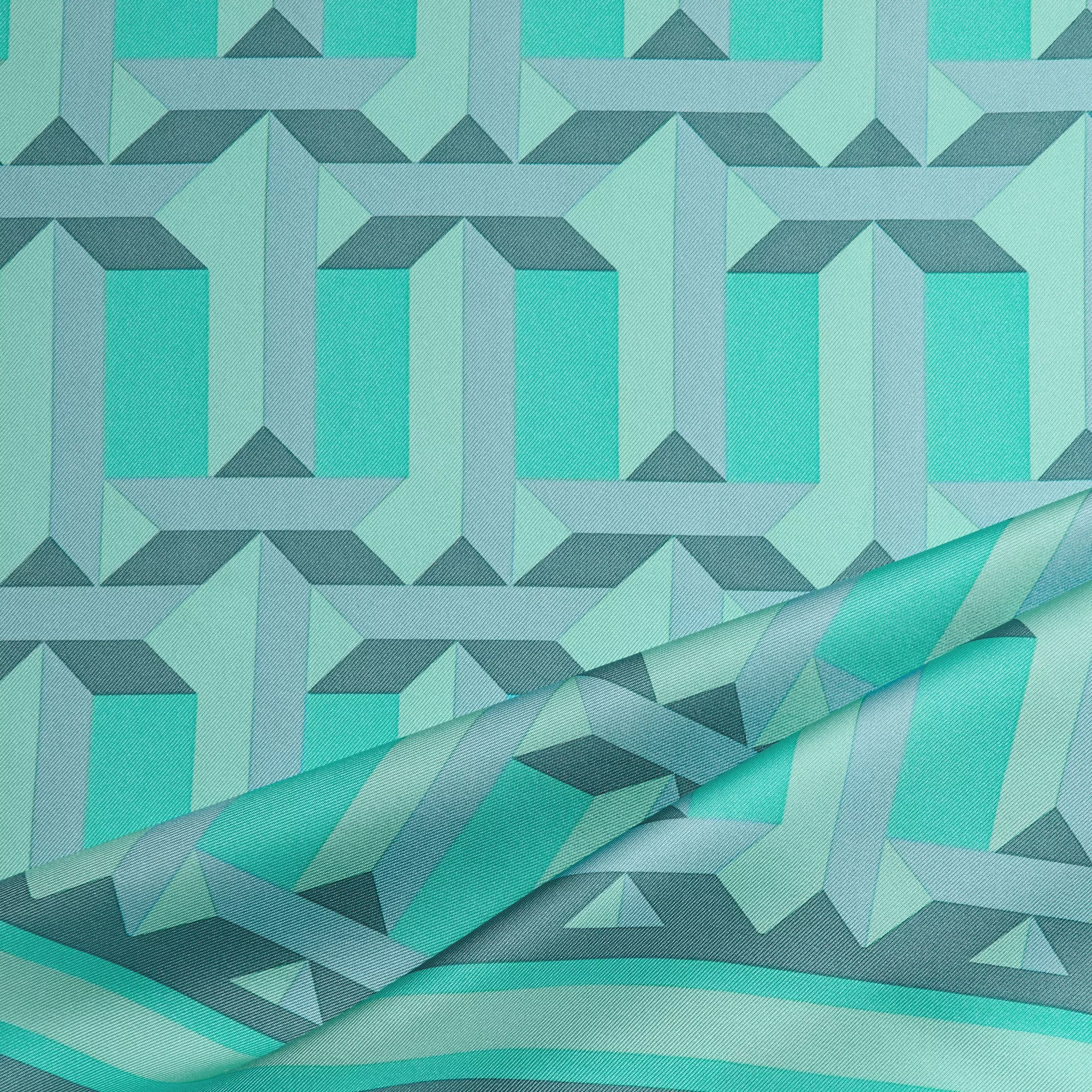 Tiffany T:True Square Scarf in Tiffany Blue® Silk | Tiffany & Co. US